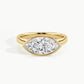 Yellow Gold, Marquise, down view