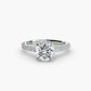 950 Platinum, Round, down view