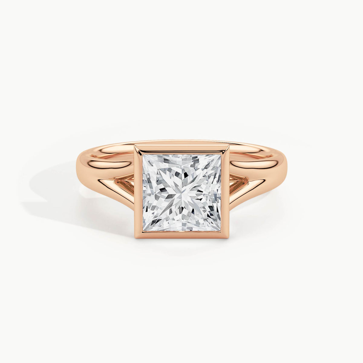 Rose Gold, Princess, down view
