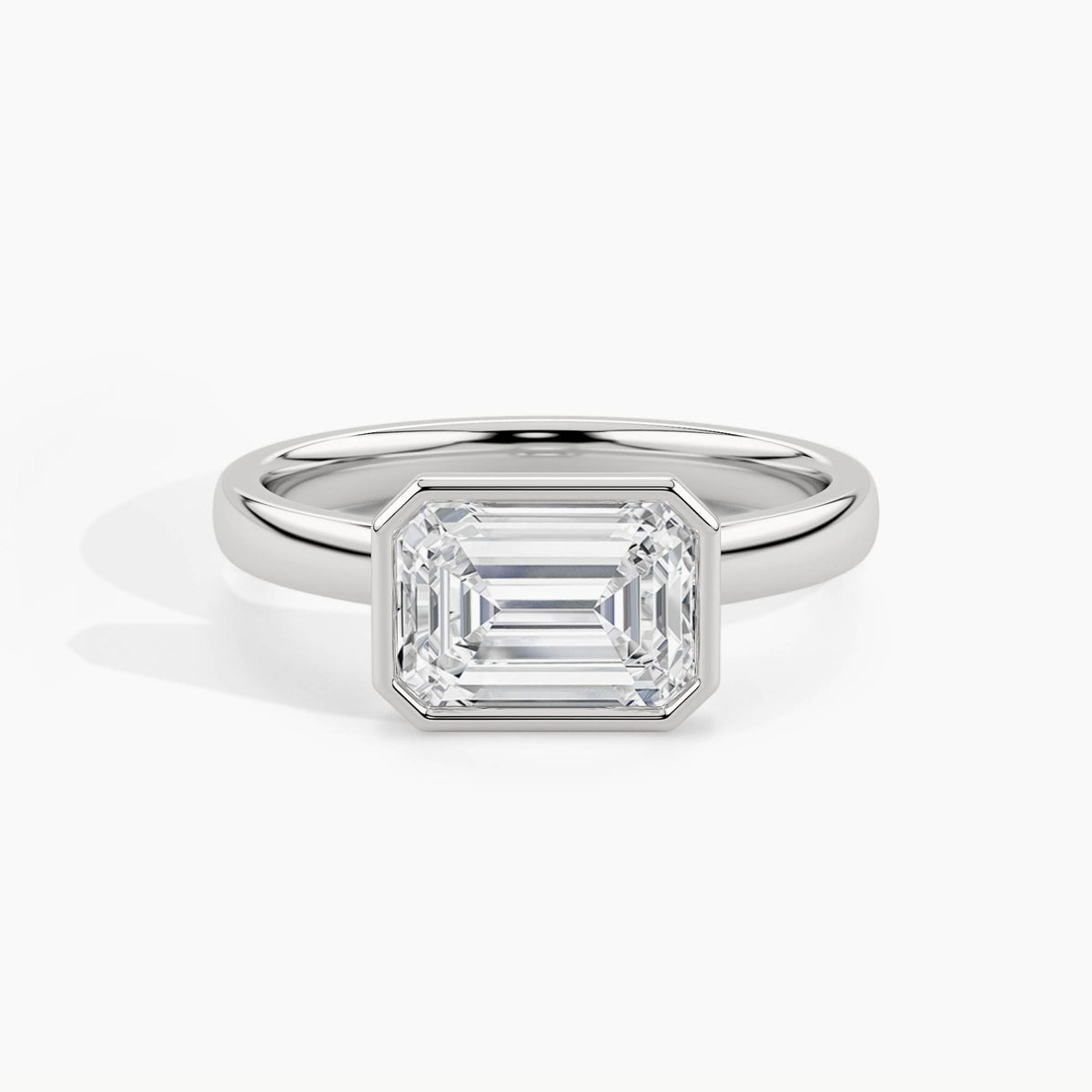 White Gold, Emerald, down view