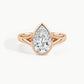 Rose Gold, Pear, down view