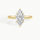 Yellow Gold, Marquise, down view