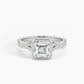 White Gold, Asscher, down view