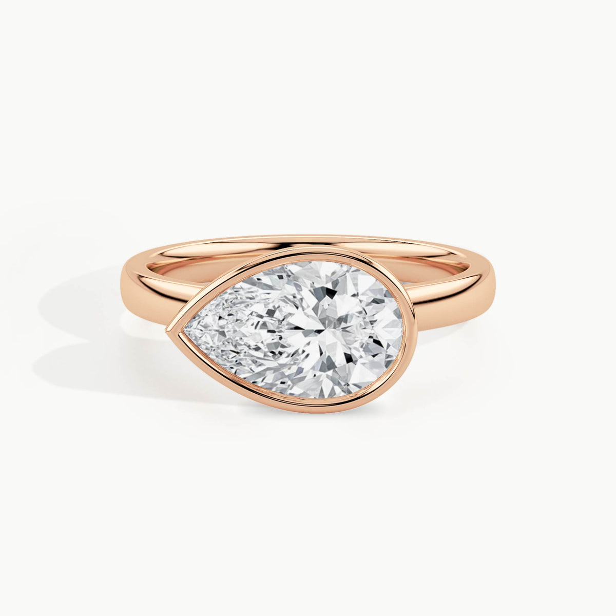 Rose Gold, Pear, down view