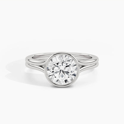 White Gold, Round, down view