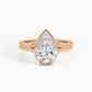 Rose Gold, Pear, down view