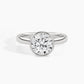 950 Platinum, Round, down view