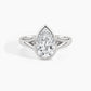 950 Platinum, Pear, down view