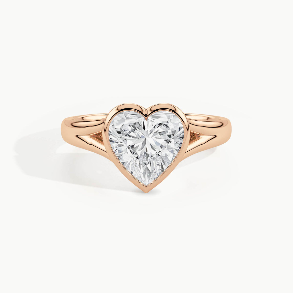 Rose Gold, Heart, down view