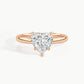 Rose Gold, Heart, down view