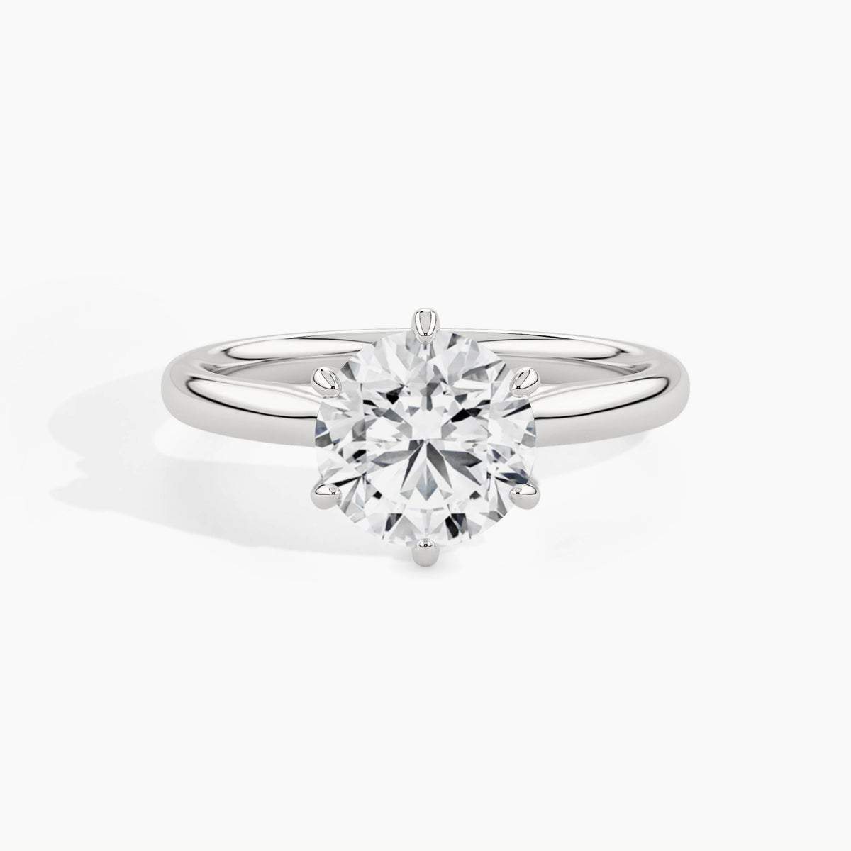 White Gold, Round, down view