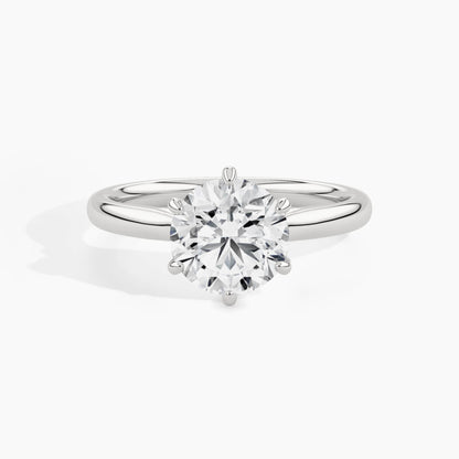 White Gold, Round, down view