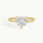 Yellow Gold, Heart, down view