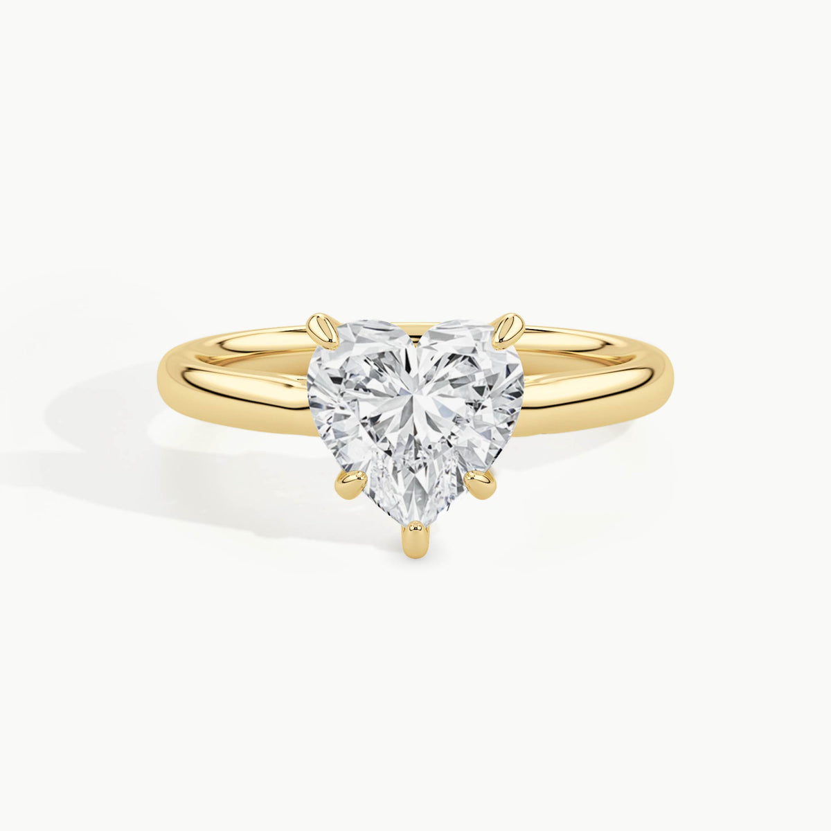 Yellow Gold, Heart, down view