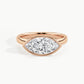 Rose Gold, Marquise, down view
