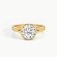 Yellow Gold, Round, down view