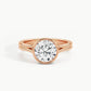 Rose Gold, Round, down view