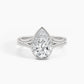 950 Platinum, Pear, down view
