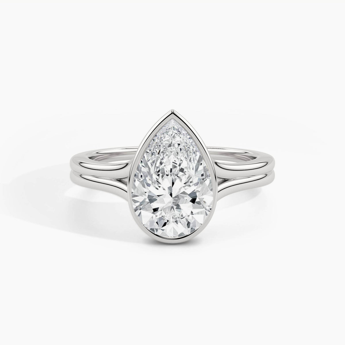 950 Platinum, Pear, down view