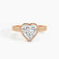 Rose Gold, Heart, down view