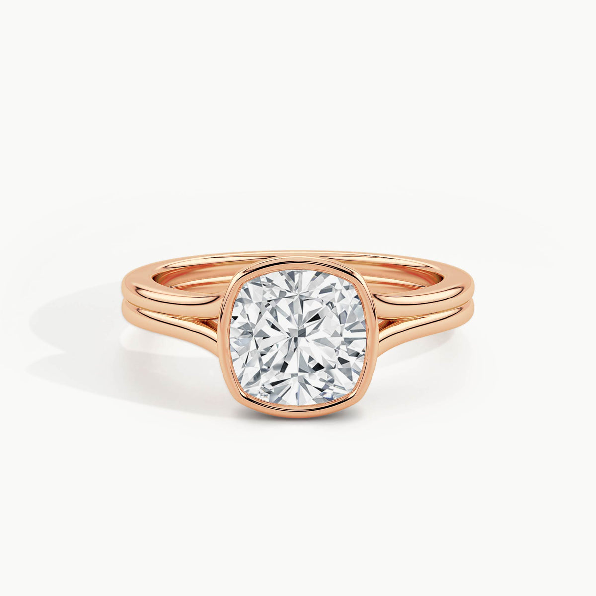 Rose Gold, Cushion, down view