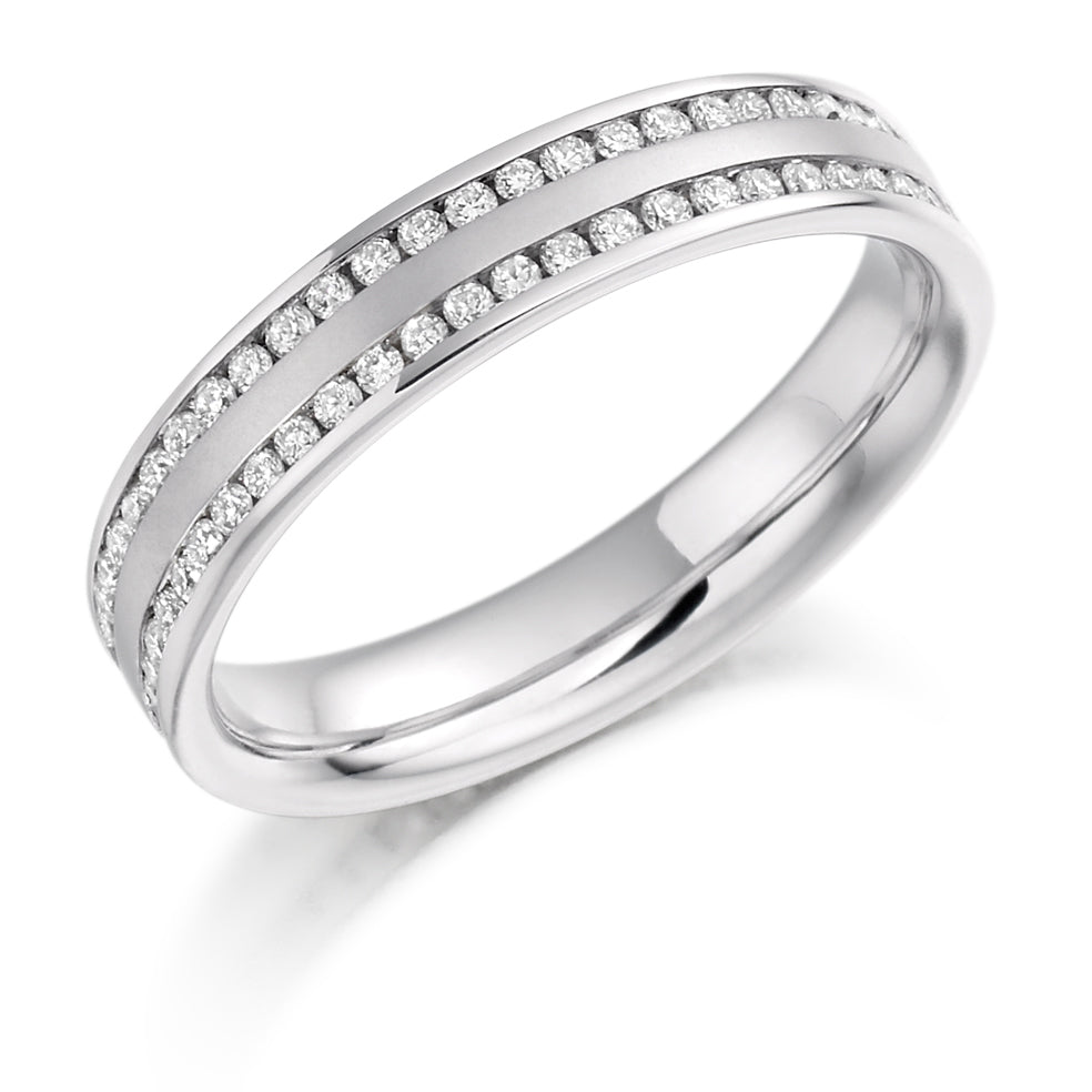 Classics Full Eternity 1.50ct Diamond Baguette Ring
