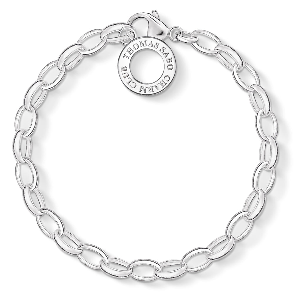 Thomas Sabo Silver Oval Link Bracelet X0031-001-12