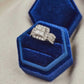 Pre-Owned 14ct Gold Princess Cut Diamond Centre Cluster Ring